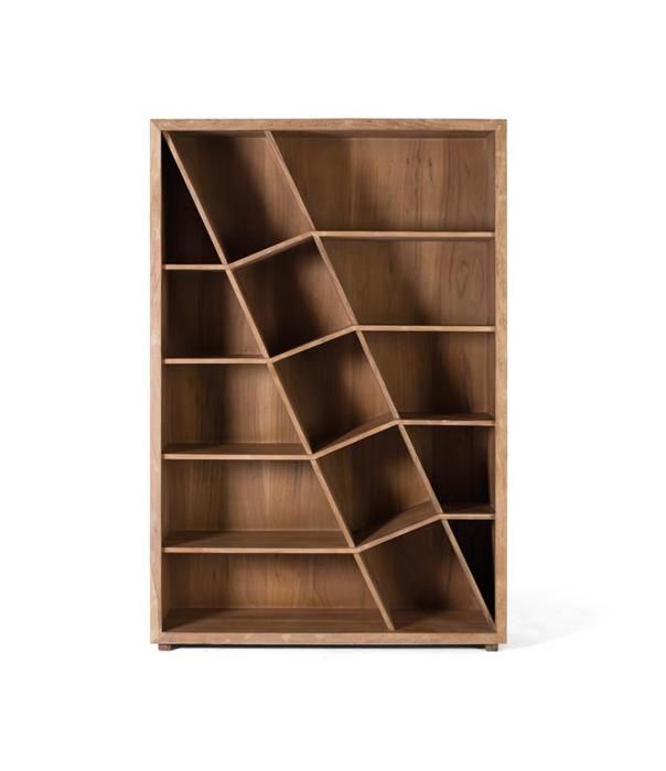 Bibliothèque - Giner y Colomer - Bois de manguier - Marron - 180x120x40 cm Bibliothèque - Giner y Colomer - Bois de manguier - Marron - 180x120x40 cm