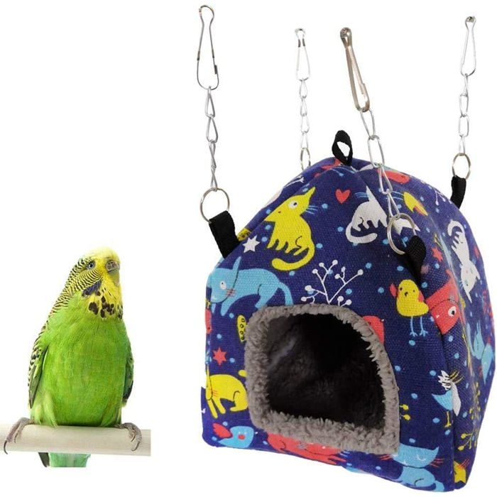 Comparer les prix de Peluche hamac Perroquet Suspendu Grotte cabane Tente pour Perruche Cockatiel Conure inséparable Perruche Hamster Gerbille Rat