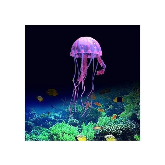 Meilleurs prix pour Dcoration de Mduse pour Rservoir de Poisson - Conforme limage - Rose - Fabriqu en rsine rose petite mduse DECORATION ARTIFICIELLE
