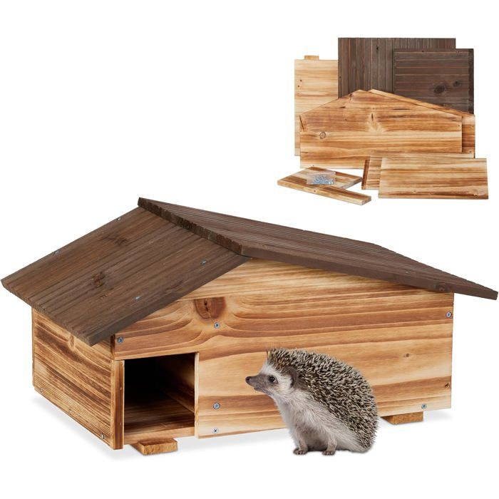 Nichoirs, Cabane à Hérisson 17.5x40x50cm