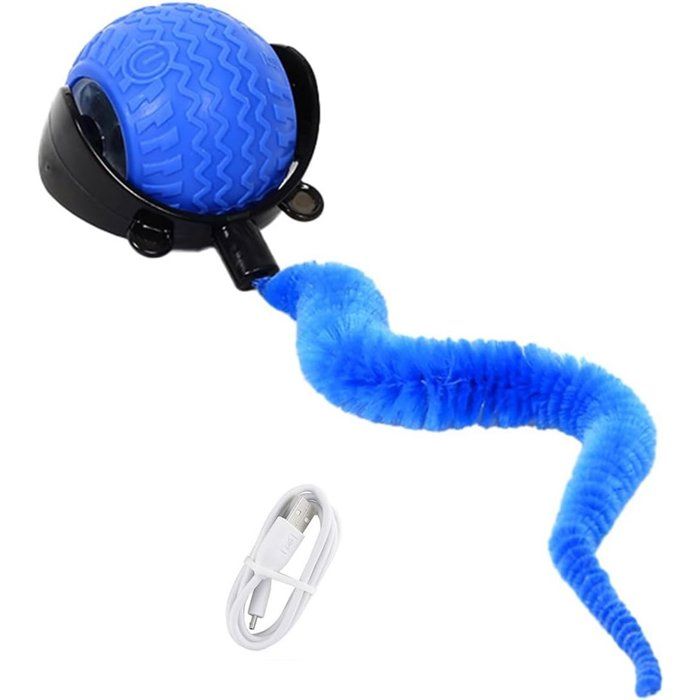 Meilleurs prix pour Balle interactive rechargeable pour chat - Avec mouvement de roulement et queue - Rechargeable par USB - Avec 3 modes Étiquette