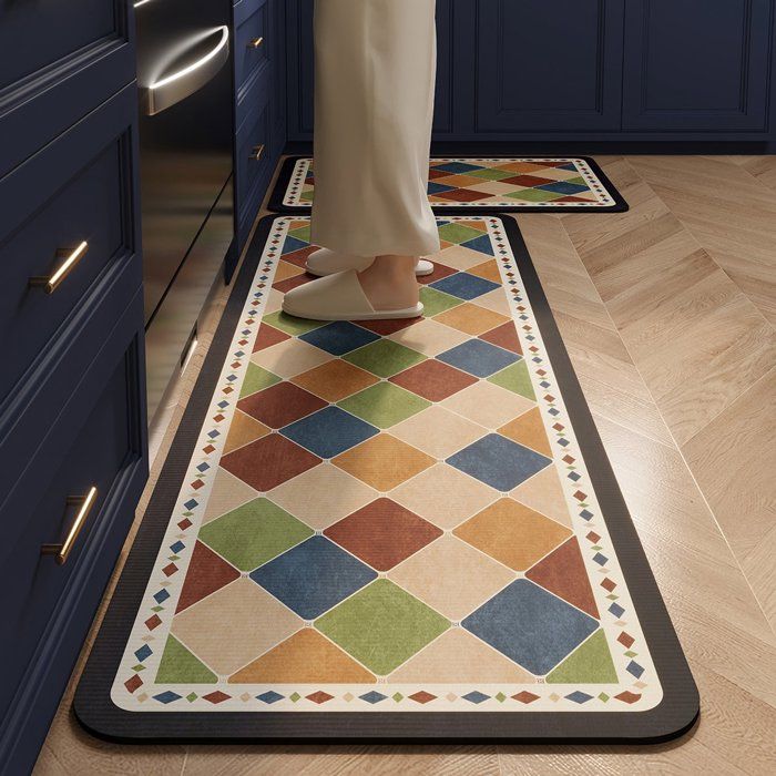 Tapis de cuisine - moquette - Tapis antidérapant - Tapis
