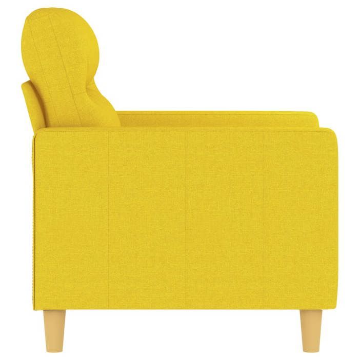 Promotion janvier Fauteuil 1 place - mango - Petit Canapé - Jaune clair 60 cm - Tissu SS1793