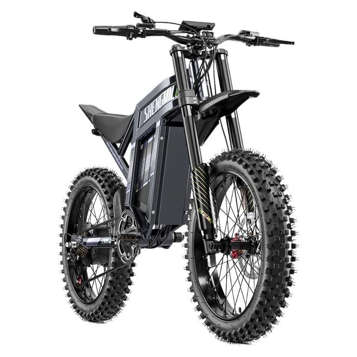 Shengmilo S900 - Vélo Électrique - 3000W - vtt électrique homme tout suspendu - Batterie 60V35Ah - Autonomie 80 km - Max 65 km/h