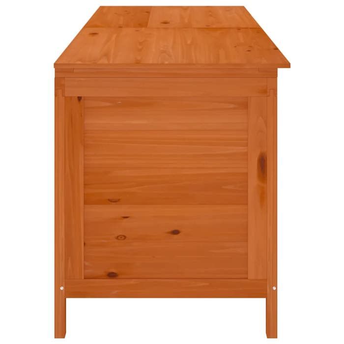 Promotion mars * COFFRE DE JARDIN - YUNYAN - Boîte de rangement de jardin - MEUBLE JARDIN - marron bois massif de sapin _7357821