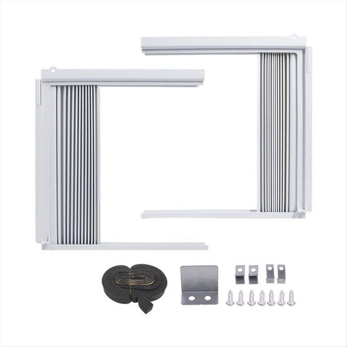 Panneaux Latéraux de Climatiseur de Fenêtre avec Cadre Panneau Latéral DIsolation Réglable pour Climatiseur de Fenêtre BTU