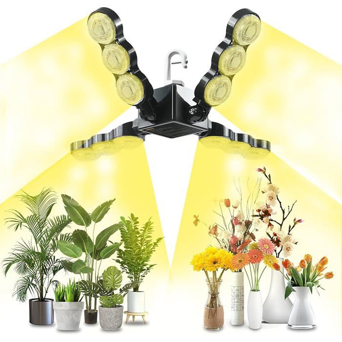 Lampe de Pnte 600WLampe de Croissance Horticole LED à Spectre Complet pour Culture des Pntes IntérieuresIP65 60W