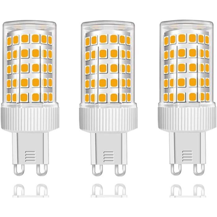 3 ampoules G9 10W 3000K 1000LM 86 LED