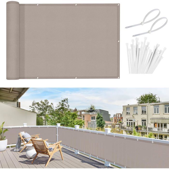 LOVE STORY Brise Vue Balcon 100x300cm