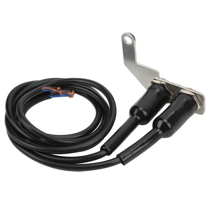 Interrupteur Moto LED Universel 5A/12V - Acier Inoxydable, étanche - Pour Phares, Antibrouillards - Montage Guidon 7mm