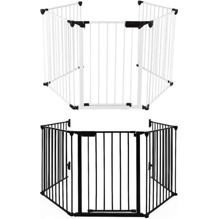 RUII Barriere de securite enfant 5 panneaux Pre assemble 310 cm
