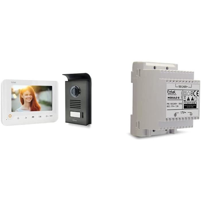 extel visiophone nova white