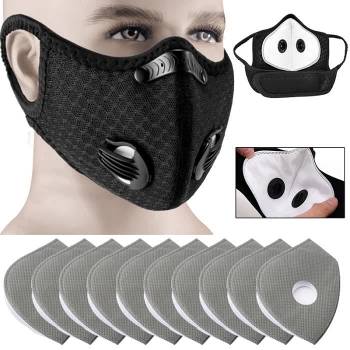 Filtres à charbon actif 3M, 1 paire pour masque de protection respiratoire