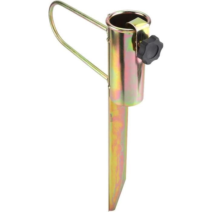 Support Pour Parasol De Plage à 5 Pointes - Base D'Ancrage Solide Pour Sable - Jardin, Piscine, Camping - 9
