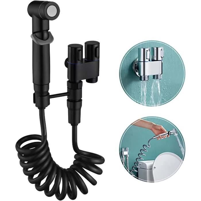 Douchette Hygiénique Manuelle Pour Toilettes – Flexible Rétractable, Poignée Ergonomique, économique En Eau
