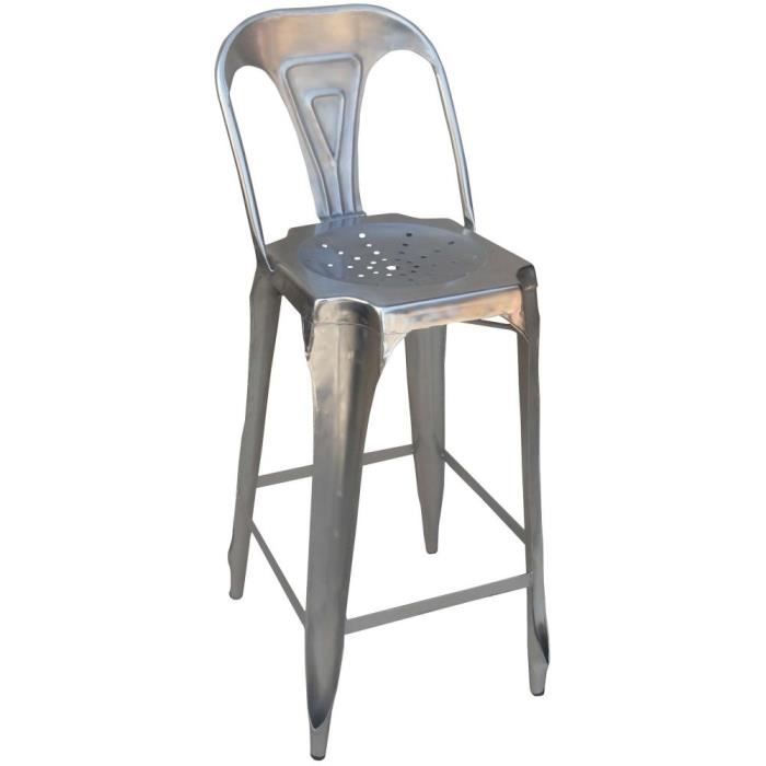 fauteuil de bar vintage en métal