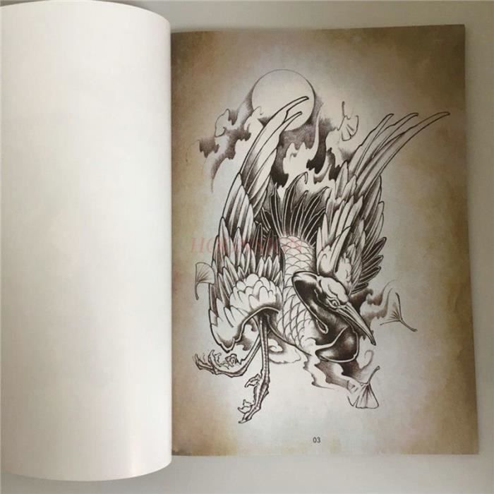 Nouveau Livre De Tatouage Livres De Tatouages Plein Arrière Fleur Bras Modèle Traditionnel Comme Dieu Monkey Dragon Serpent Dessin D