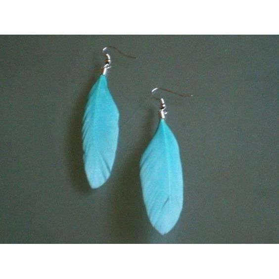 Paire de BOUCLES d/'oreilles Créoles plume Plaqué OR 18 carats Neuves