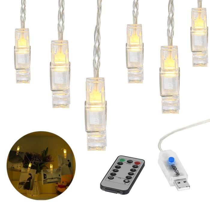 LED Micro-Guirlande lumineuse 10 20 30 LED Mini Guirlande lumineuse Lumières chaînes Batterie