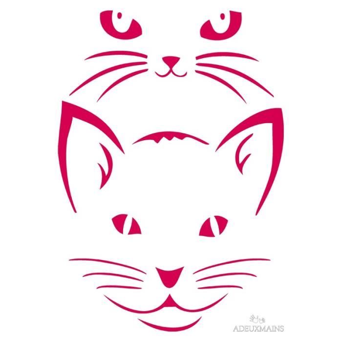 Pochoir Chat Adeuxmains Decouvrez Ce Pochoir Et Jouez Avec Pour Decorer A La Peinture Textile Un Coussin Pour Votre Canape Cdiscount Beaux Arts Et Loisirs Creatifs