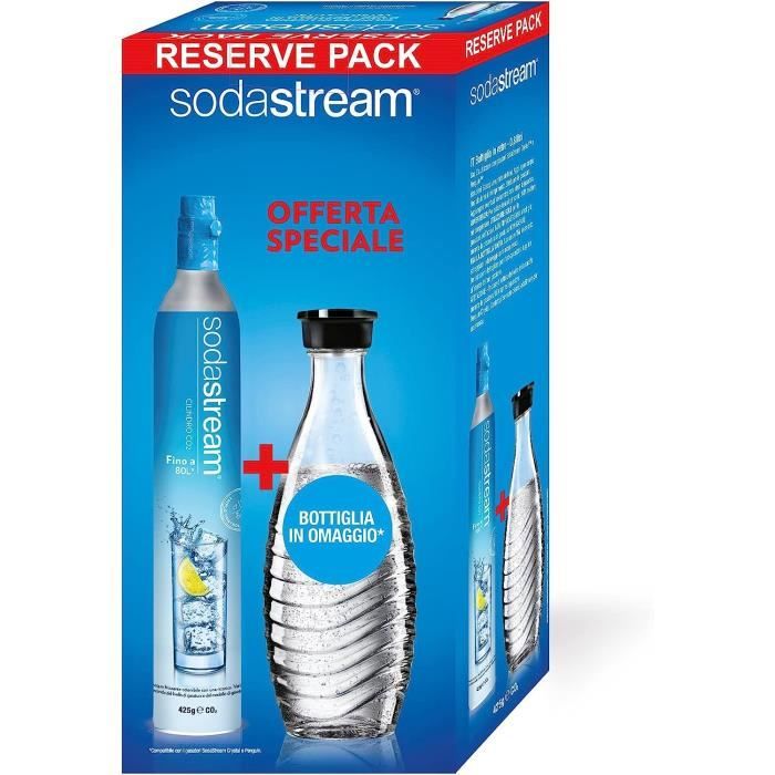 Sodastream Recharge, Pack avec Cylindre de CO2 60 L Supplémentaire