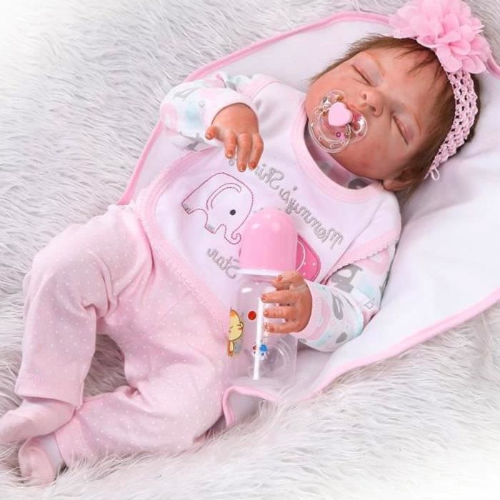 Poupee Nouveau ne Realiste ZIYIUI 23 58cm Fullbody Silicone Vinyle Cdiscount Jeux Jouets