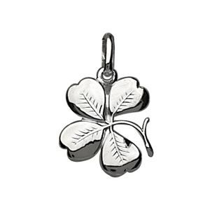 Pendentif trefle 4 feuilles Argent