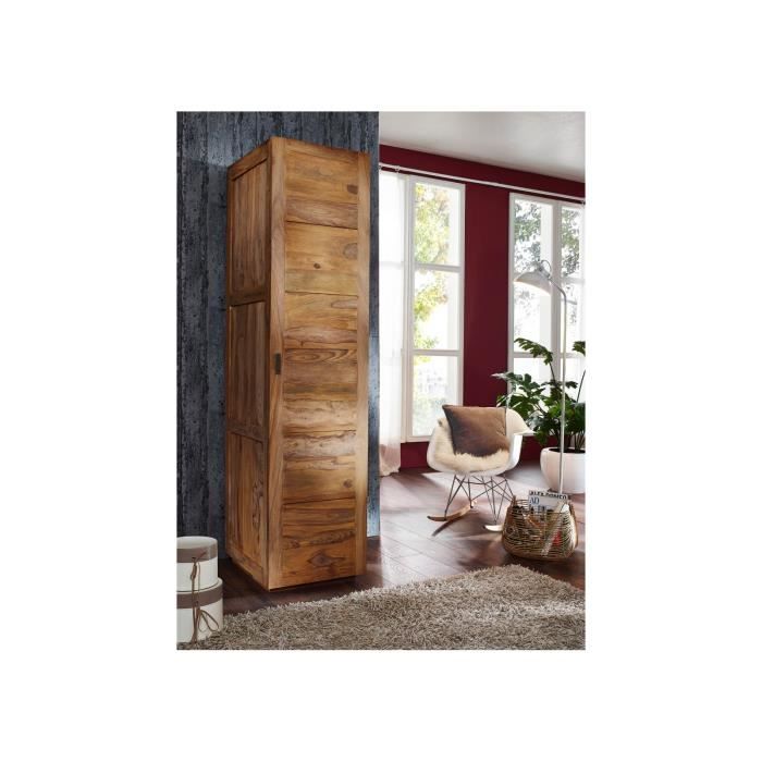 armoire/penderie - bois massif de palissandre huilé - nature brown #502