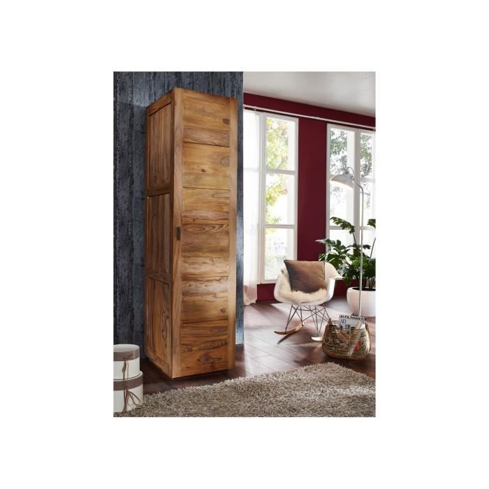 Armoire/Penderie - Bois massif de palissandre huilé - NATURE BROWN #502