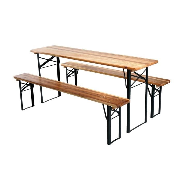Stagecaptain BBEU-110NT Hirschgarten Bierzeltgarnitur für Balkon