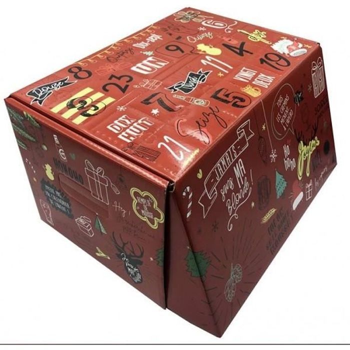 Calendrier de l'avent 24 bières aromatisées aux fruits - La cave Cdiscount