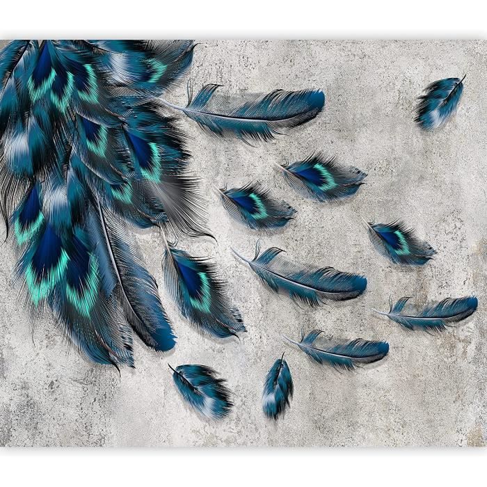 Sticker Oiseaux autour d'une plume – Stickers STICKERS CHAMBRE ADO