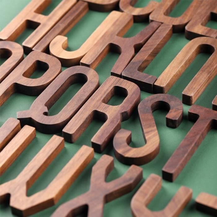 porte Lettre/alphabet en bois personnalisable avec motif fée pour chambre à coucher mur 