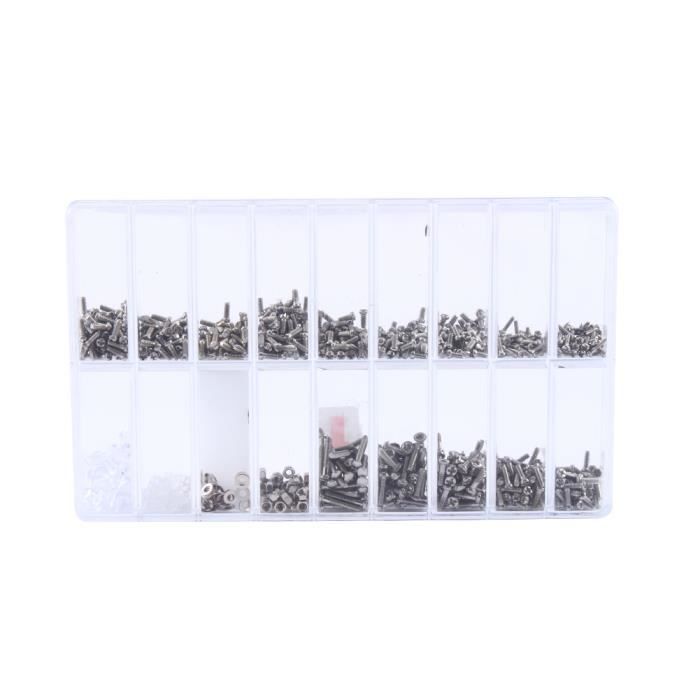 Lunettes Réparation Kit Avec Vis pour verres de différentes tailles petite vis