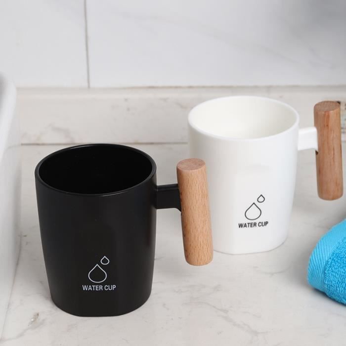 Mug Salle De Bain KADAX Céramique Mate Noir - Porte Brosse à Dents Élégant Et Pratique