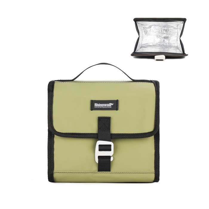 Sac De Guidon Étanche Rhinowalk 12L - Bandeoulière Incluse - Neuf - Noir