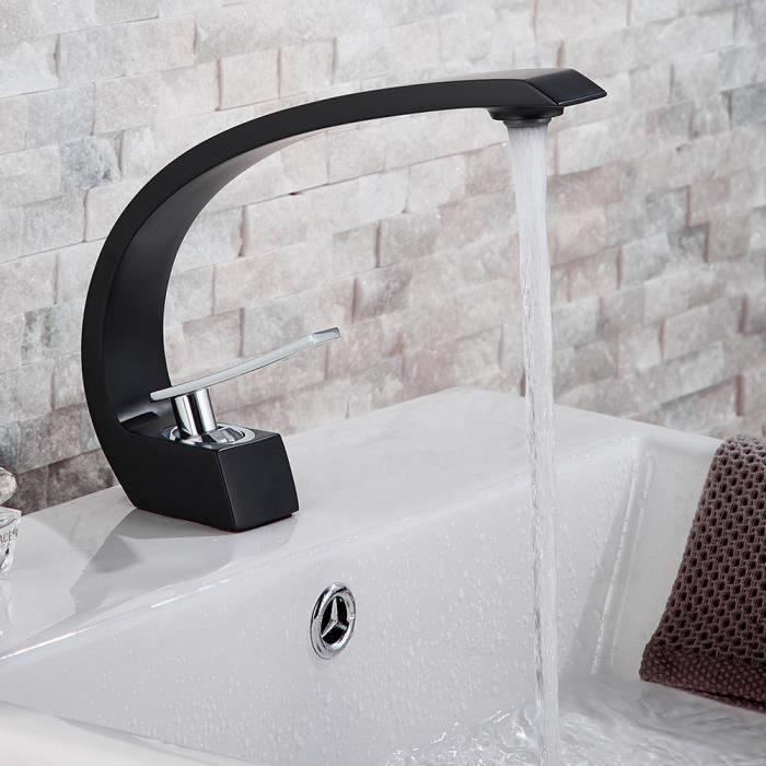 Mitigeur Monotrou Baignoire Noir Achat Vente Pas Cher