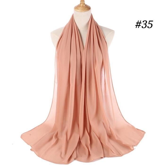 Étole En Mousseline De Soie Pour Femme - 170x70 Cm, Légère Et Brillante, Pour Mariage, Cérémonies, Soirées