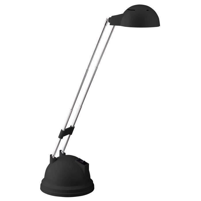 Lampe de bureau LED - BRILLIANT - Katrina - 20 cm - 8 3W - Noir