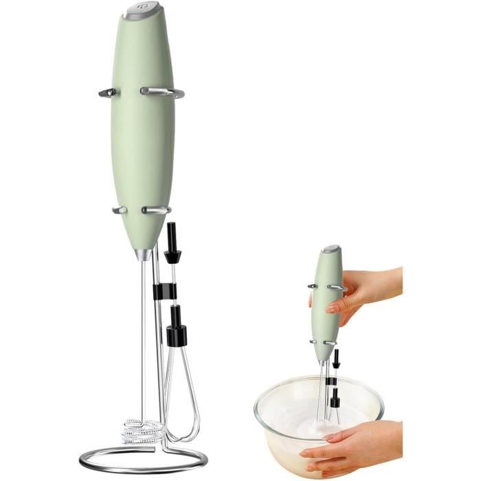 Mousseur à Lait Électrique DTB TECH - 19 000 Tr/min | Pour Latte, Cappuccino, Chocolat