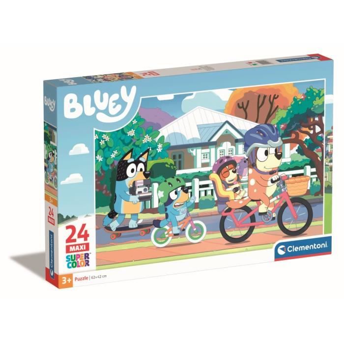 Puzzle - Clementoni - 24 pièces Maxi - Bluey - Mixte - A partir de 3 ...