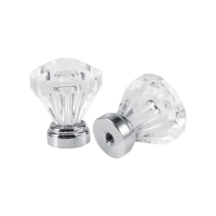 Prebarfun 400 Pièces Diamants Acrylique Colorés 25mm + 11x14mm - Gemmes Pour Décoration Artisanat