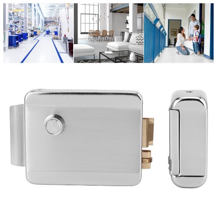 Cikonielf serrure de porte muette Serrure de porte électrique muette pour système de sécurité de Cikonielf serrure de porte muette Serrure de porte électrique muette pour système de sécurité de