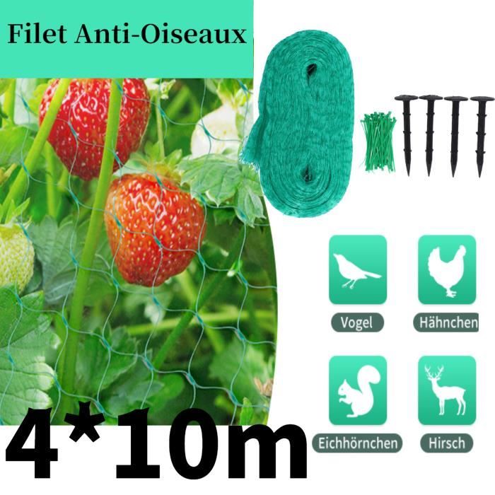 Filet de Protection Anti-Oiseaux pour Plantes Filet Jardin pour Chat