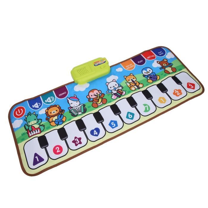 Tapis de Piano pour Éducation Précoce Enfants de 3 à 8 Ans,Tapis de