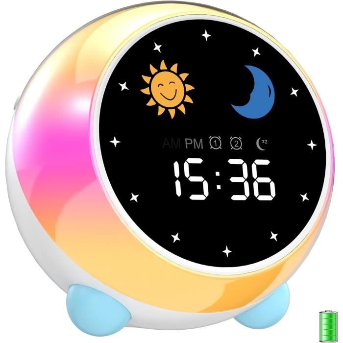 Réveil Pour Enfants Double Peut Être Connecté Avec Bluetooth Numérique