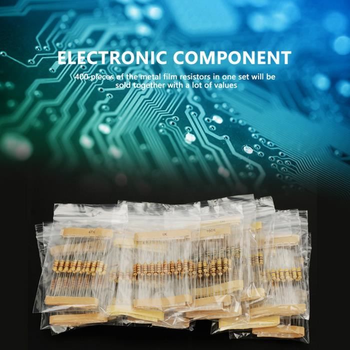 Kit De 1000 Résistances 1/2W Film Carbone – 100 Valeurs De 1 Ohm à 10 Mohm – Tolérance 5% – Pour électronique, Bricolage - 8