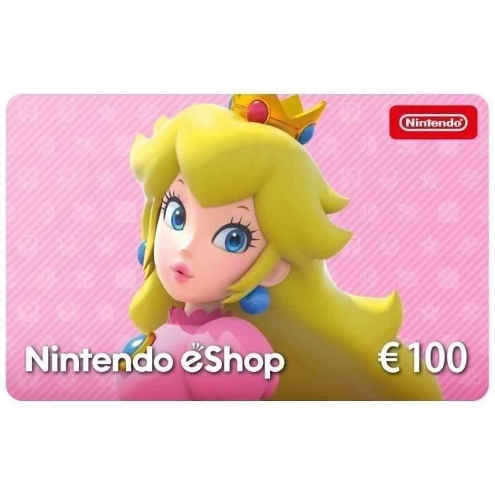 Carte cadeau numérique de 100 à utiliser sur le Nintendo eShop