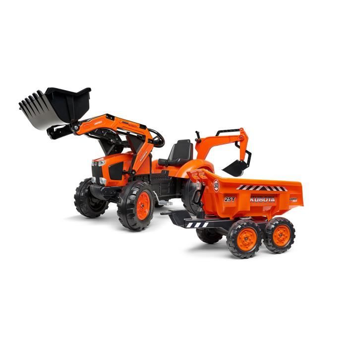 Tractopelle Électrique Jouet De Construction Avec Godet Contrôlable Rangement Caché Effets Sonores Panier De Basket Et 3 Balles Pour Enfants De 2 Ans Et Plus