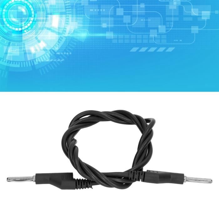 Plomb De Test Bouchon Banane Empilable 4 Mm, 1 KV, 32A, 250 Mm, Vert/jaune - Référence 934040188